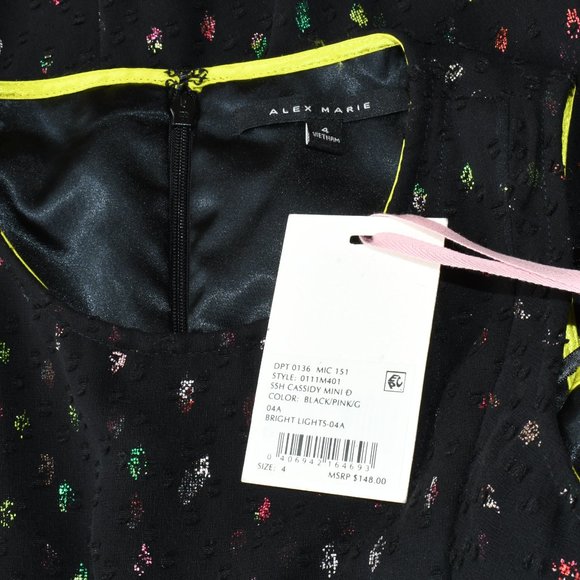 Alex Marie Multicolored Dress NWT - Picture 3 of 3